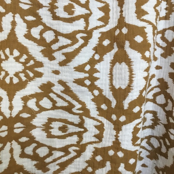 Ashley Stewart Women’s Colorblock Gauze Abstract Print Peasant Blouse Size 18/20 - Picture 6 of 9